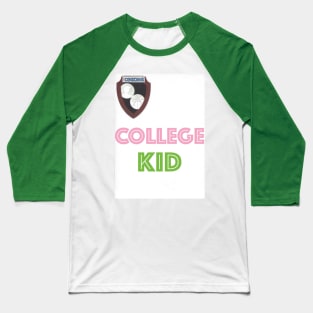 COLLEGE KID.PINK.GREEN Baseball T-Shirt